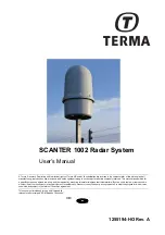 TERMA SCANTER 1002 User Manual preview