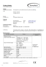 Preview for 52 page of TermaTech S01-560 User And Mounting Manual