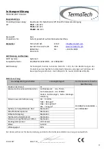 Preview for 29 page of TermaTech TT60 User And Mounting Manual