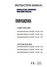 TERMET ECOCONDENS SILVER PLUS-20 Instruction Manual предпросмотр