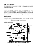 Preview for 8 page of TERMET ThermElite TE125HLP Installation And Operating Instructions Manual