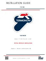 Preview for 1 page of Termignoni RE0109440IIB Installation Manual