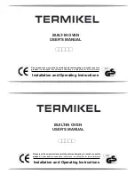 Preview for 1 page of Termikel 13576 User Manual