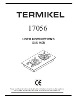 Предварительный просмотр 1 страницы Termikel 17056 User Instructions