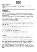 Preview for 12 page of Termo 531040 User Manual