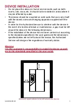 Preview for 5 page of Termoakim GALAXI SMART Series User Manual And Warranty