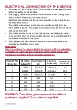 Preview for 9 page of Termoakim GALAXI SMART Series User Manual And Warranty