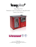 Termomont Temy Plus P 20 Technical  User'S Manual preview