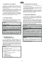 Предварительный просмотр 27 страницы TERMOTECNICA PERICOLI EOC53s Instruction Booklet