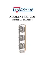 Preview for 1 page of Termozeta AIRZETA TRICICLO Instruction Manual