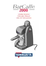 Termozeta Bar Caffe 2000 Instruction Manual preview