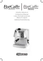 Termozeta BarCaffe 8000 Instruction Manual preview