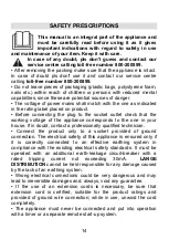 Preview for 14 page of Termozeta FIORENTINA Instruction Manual