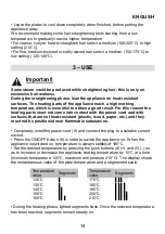 Предварительный просмотр 14 страницы Termozeta Hair style 2000 Instruction Manual