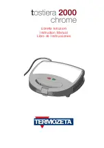 Termozeta Tostiera 2000 Chrome Instruction Manual preview