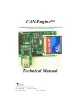 Предварительный просмотр 1 страницы Tern CAN-Engine Technical Manual