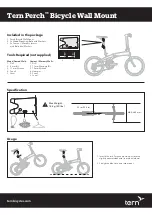 Preview for 1 page of Tern Perch Bicycle Wall Mount Manual