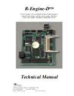 Tern R-Engine-D Technical Manual предпросмотр