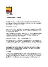 TERRA NOVA Wild Country Zonda 8EP Instructions Manual preview