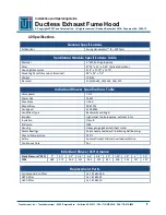 Preview for 5 page of Terra Universal Ductless Exhaust Fume Hood Installation And Operating Manual