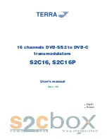 Предварительный просмотр 1 страницы Terra S2C16 User Manual