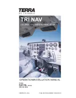 Terra TRI NAV Operation & Installation Manual preview