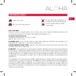 Preview for 9 page of Terraillon Aloha User Manual