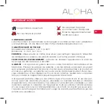 Preview for 15 page of Terraillon Aloha User Manual