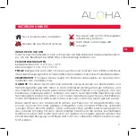 Preview for 21 page of Terraillon Aloha User Manual
