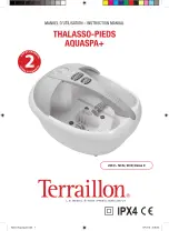 Terraillon AQUASPA+ Instruction Manual preview