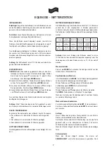 Preview for 10 page of Terraillon EQUINOXE Manual