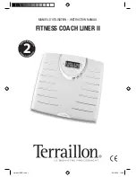 Предварительный просмотр 1 страницы Terraillon FITNESS COACH LINER II Instruction Manual