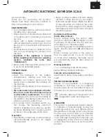 Предварительный просмотр 5 страницы Terraillon GP3000 User Manual