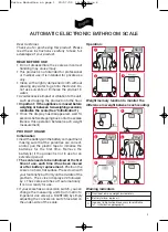 Preview for 3 page of Terraillon Graphis Memory Manual