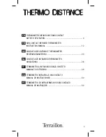 Preview for 3 page of Terraillon NON-CONTACT INFRARED THERMOMETER Instruction Manual