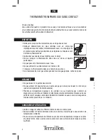 Preview for 4 page of Terraillon NON-CONTACT INFRARED THERMOMETER Instruction Manual