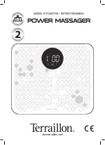 Terraillon POWER MASSAGER Instruction Manual preview