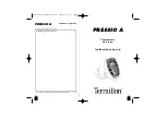 Preview for 33 page of Terraillon PRESSIO A Instruction Manual