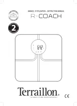 Предварительный просмотр 1 страницы Terraillon R-COACH Instruction Manual