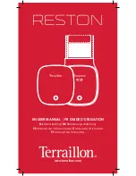 Terraillon RESTON User Manual preview