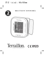 Terraillon Tensio Instruction Manual preview