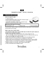 Предварительный просмотр 7 страницы Terraillon Tensio Instruction Manual