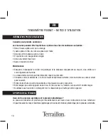 Preview for 10 page of Terraillon Tensio Instruction Manual