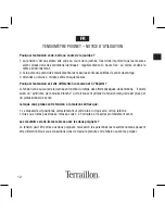 Preview for 12 page of Terraillon Tensio Instruction Manual