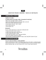 Предварительный просмотр 70 страницы Terraillon Tensio Instruction Manual