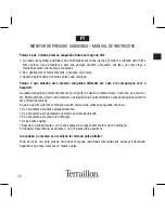 Предварительный просмотр 72 страницы Terraillon Tensio Instruction Manual