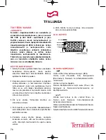 Preview for 73 page of Terraillon TFA LUNEA Manual