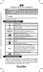 Предварительный просмотр 47 страницы Terraillon TH1009N-C Instruction Manual