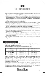 Preview for 21 page of Terraillon THERMO FAST Instruction Manual