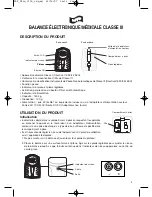 Preview for 3 page of Terraillon TPRO3100 Instruction Manual